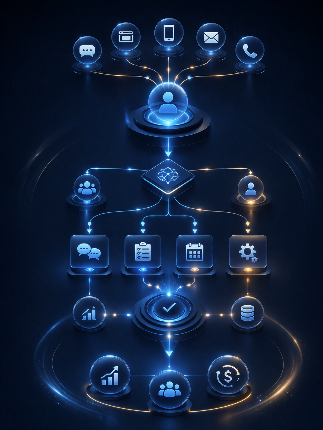 Canyon Lake system flow visual